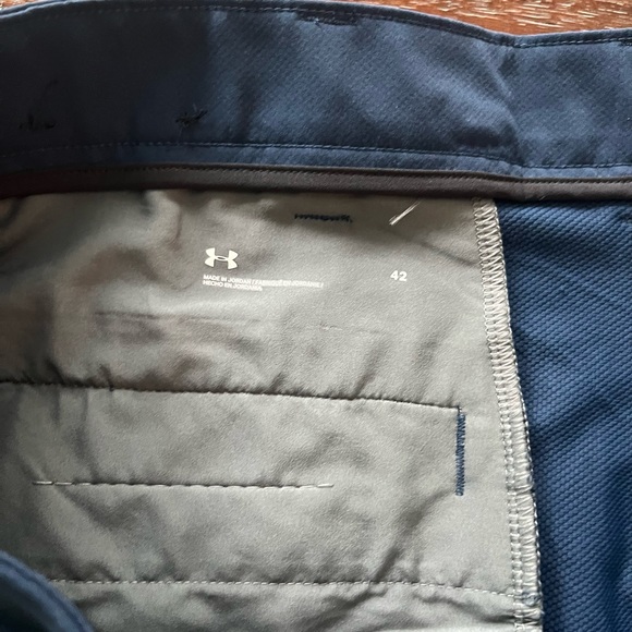 NWT Under Armour Navy Golf shorts Size 42 - Picture 5 of 11